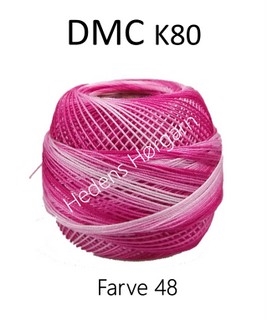 DMC K80 farve 48 rosa multi 